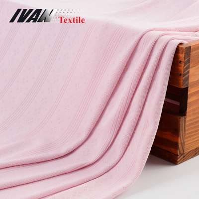 Vietnam wholesale cheap polyester spandex DTY jersey jacquard knitted fabric for garment